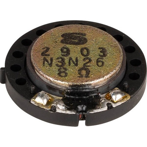 Main product image for 29PB-038B 1.1" Mylar Cone Full-Range Mini Speaker 8 Ohms Case Qty 1,000299-4237